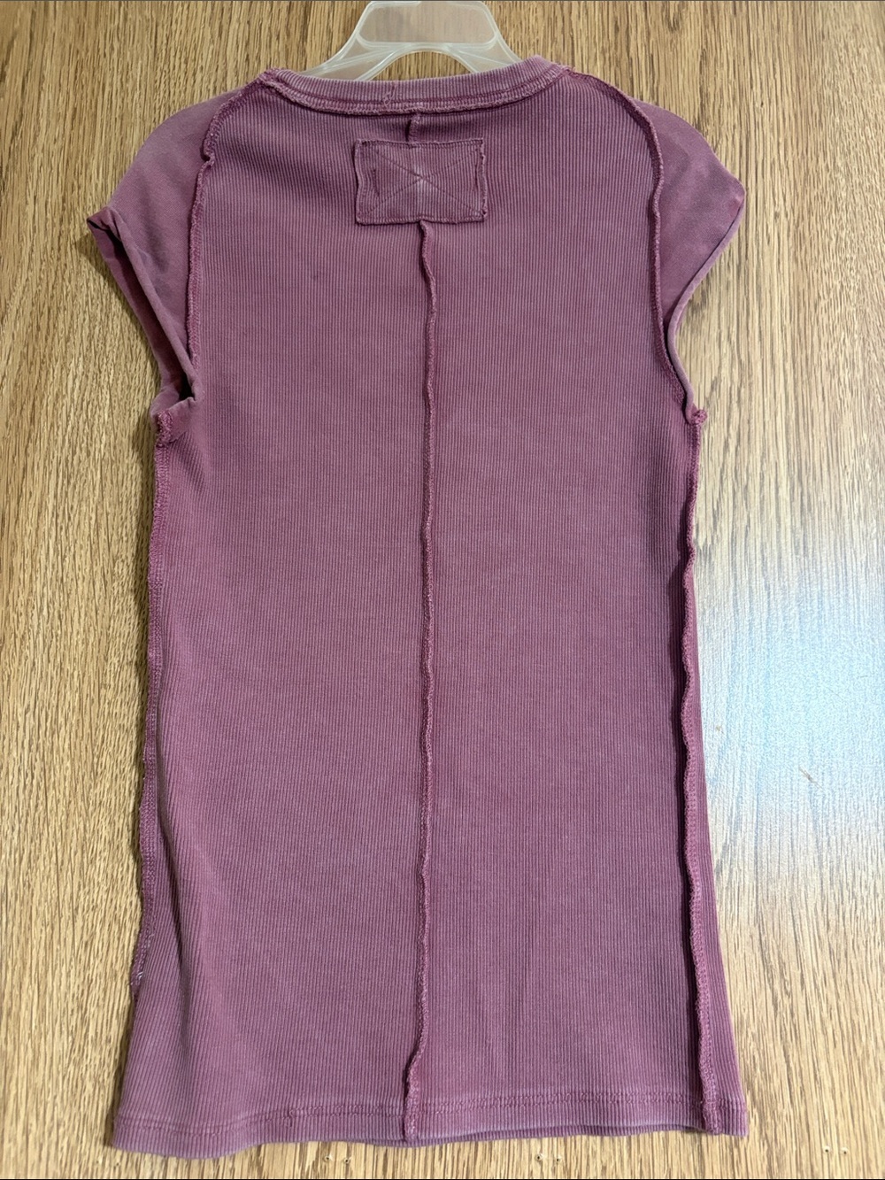 We The Free Ribbed Sleeveless Top in Dusty Rose - Picture 6 of 7